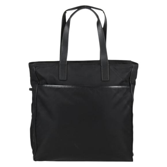 PRADA Tote Bag Nylon Black Silver - Picture 3 of 13